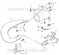 IMPIANTO DI SCARICO 700 RMK 0980966 and EUROPEAN 700 RMK E980966 (4943724372C004)