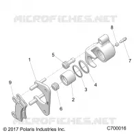 BRAKES, PINZA POSTERIORE