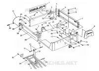 POSTERIORE MONTAGGIO LETTO 6x6 400L, SWEDISH S948740 and  NORWEGIAN N948740 (4926812681005A)
