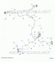 BRAKES, BRAKE LINES AND CILINDRO PRINCIPALE -R24RRED4JA (C730797)