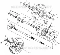 TRAZIONE POSTERIORE  Magnum 4x4 W968144 and  Swedish Magnum 4x4 S968144 (4936053605C007)