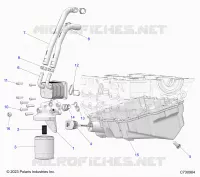 OIL COOLER, FILTER AND DIPSTICK