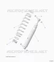 SUSPENSION, REAR SHOCK MONTAGGIO