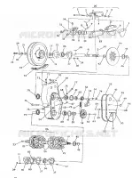 FRENO   carter della catena 650 and 650 SKS FROM SERIAL NUMBER 1839637 (4919261926031A)