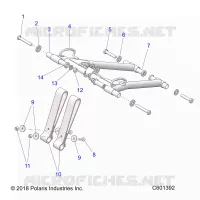 SUSPENSION, ANTERIORE COPPIA ARM
