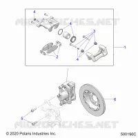 BRAKES, PINZA FRENO ANTERIORE