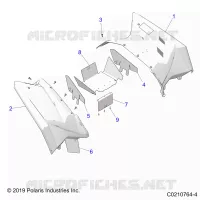 CARROZZERIA POSTERIORE CAB AND HEAT SHIELDS