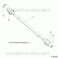 TRASMISSIONE, REAR PROP SHAFT