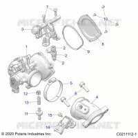 ENGINE, CORPO FARFALLATO AND FUEL RAIL