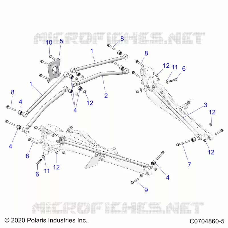 SOSPENSIONE POSTERIORE TRAILING ARMS MOUNTING