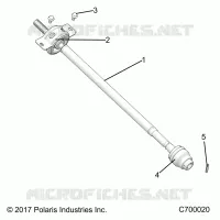 DRIVE TRAIN, FRONT PROP ALBERO