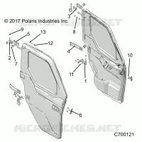 PORTE, FRONT, MOUNTING