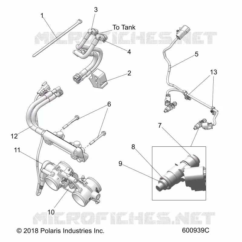 SISTEMA DI ALIMENTAZIONE CARBURANTE, RAIL, LINES AND THROTTLE BODY