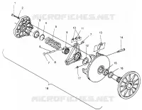 TRASMISSIONE FRIZIONE 600 XCR SP 0965677 and EUROPEAN 600 XCR SP E965677 (4932063206C001)