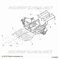 CHASSIS, TELAIO PRINCIPALE