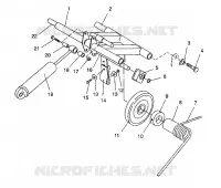 POSTERIORE COPPIA ARM TRAIL/0930761 AND  TRAIL DELUXE/0930243 (4923222322024A)