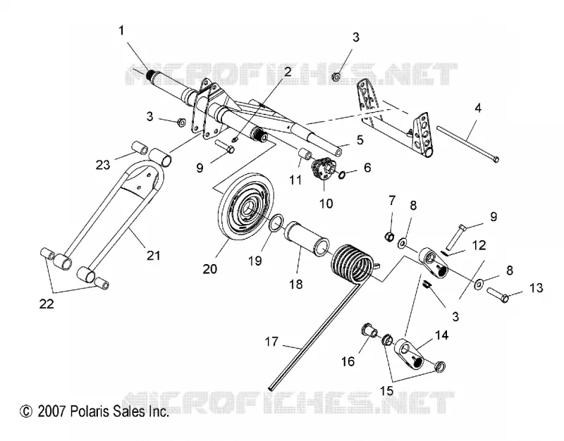 SUSPENSION, POSTERIORE COPPIA ARM