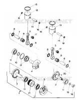 PISTONE AND ALBERO MOTORE 400 (4912701270037A)