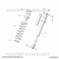 SUSPENSION, SHOCK ANTERIORE MOUNTING, STANDARD/PREMIUM