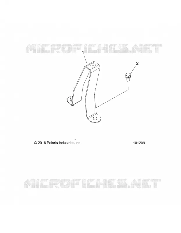 CHASSIS, CARBURANTE TANK SUPPORT BRACKET