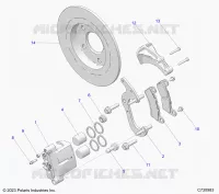 BRAKES, PINZA POSTERIORE