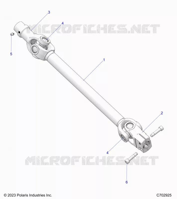TRASMISSIONE, FRONT PROP SHAFT