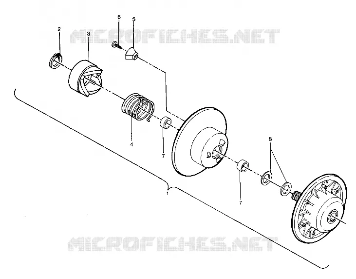 FRIZIONE DRIVEN ASSEMBLY (4913501350024A)