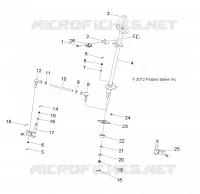 STEERING, STERZO POST AND TIE ROD ASM.