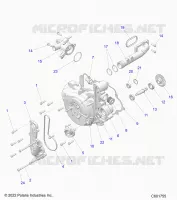 ENGINE, SISTEMA DI RAFFREDDAMENTO/WATER PUMP