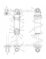 SHOCK ANTERIORE PISTA