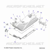 SISTEMA DI ALIMENTAZIONE CARBURANTE, FUEL TANK ASM.