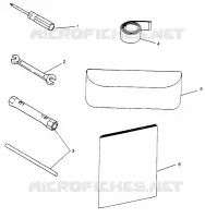 KIT DI STRUMENTI 600 XC 0971776 and EUROPEAN 600 XC E971776 (4937933793D002)