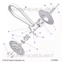 TRASMISSIONE, CLUTCH, SECONDARY