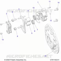 BRAKES, PINZA FRENO POSTERIORE 