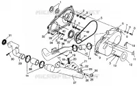 COPERCHIO FRIZIONE Sportsman 4x4 W968040 (4935943594C007)