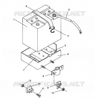 BATTERIA BOX ASSEMBLY LITE DELUXE/0933431 (4922972297027A)