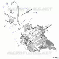 TRASMISSIONE, MAIN GEARCASE MOUNTING