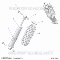 SUSPENSION, SHOCK ANTERIORE
