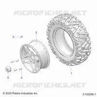 RUOTAS, FRONT TIRE