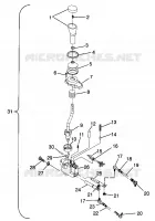 selettore di marcia 6X6 400L W968740 and 6X6 400L Norwegian N968740 (4935963596D005)