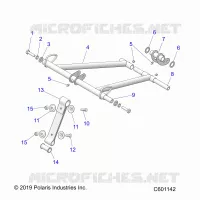 SUSPENSION, ANTERIORE COPPIA ARM