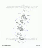 ENGINE, CRANKCASE AND ALBERO MOTORE
