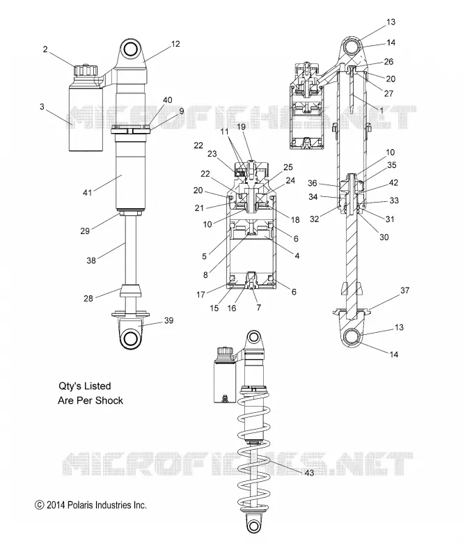 SUSPENSION, IFS SHOCK (7044120)