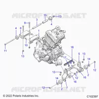 MOTORE, MOUNTING &amp; LONG BLOCK