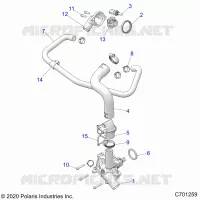 MOTORE, WATERPUMP AND BYPASS