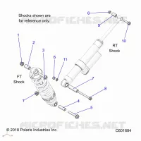 SUSPENSION, SHOCK MONTAGGIO, REAR SUSP.