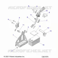 ELETTRICO, BATTERY, MANUAL START POWER UP COMPONENTS