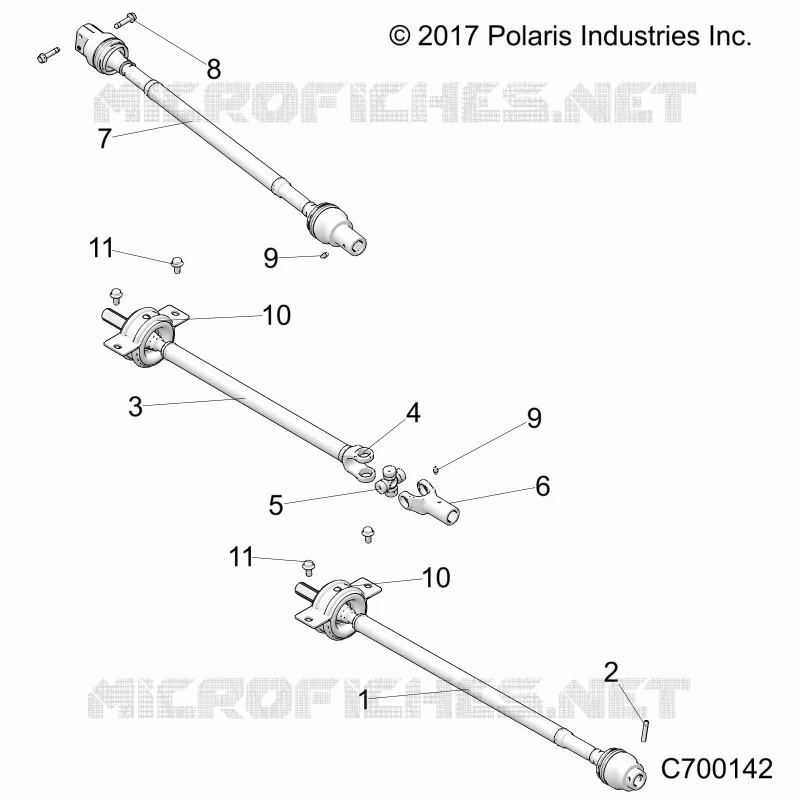 TRASMISSIONE, FRONT, MID, REAR PROP SHAFT