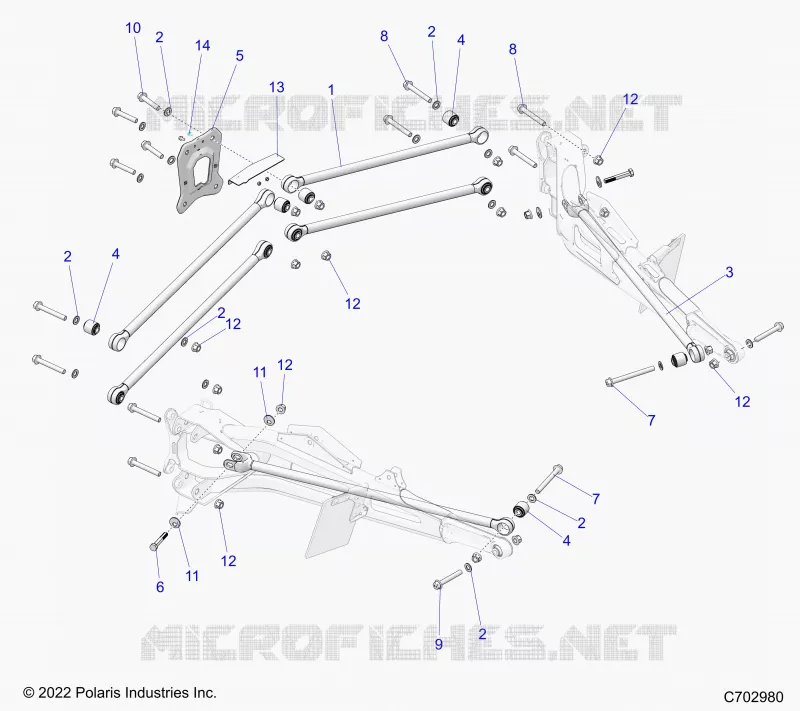 SOSPENSIONE POSTERIORE TRAILING ARMS MOUNTING