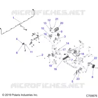 CABLAGGIO COMPONANTS- R20RSF99AV/BV (C700676)